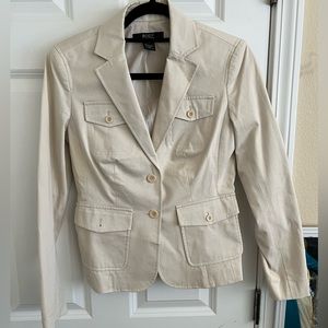 Body by Victoria Beige Blazer Top
